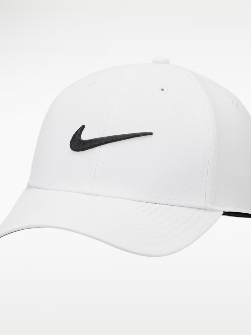 Nike White Swoosh Club Cap
